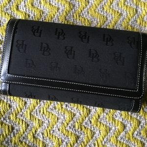 Dooney and Bourke Canvas and Leather Wallet